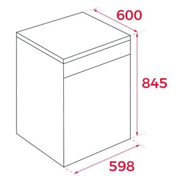 Teka Dfs 46760 Wh 7 Programlı Bulaşık Makinesi - Görsel 6