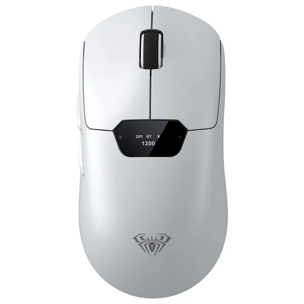 Aula Sc390 Beyaz Şarjlı Optik Kablolu/Kablosuz Oyuncu Mouse - Görsel 9