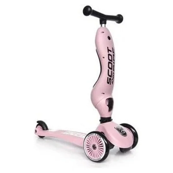 Scoot And Ride Highwaykick 1 Pembe 3 Tekerlekli Oturaklı Çocuk Scooter - Görsel 4