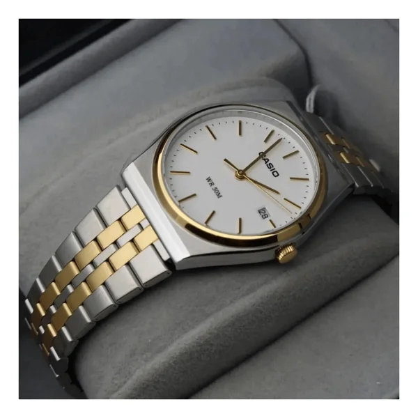 Casio Standart Mtp-B145sg-7avdf Gümüş-Beyaz Erkek Kol Saati - Görsel 2