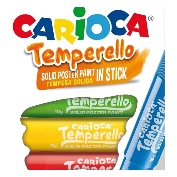 Carioca Temperello 6'lı Stick Poster Boyama Kalemi - Görsel 2