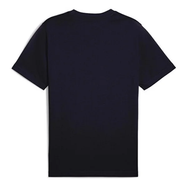 Puma Essentials No. 1 Logo 682532-16 Lacivert Kısa Kollu Yuvarlak Yaka Erkek Tişört - Görsel 9