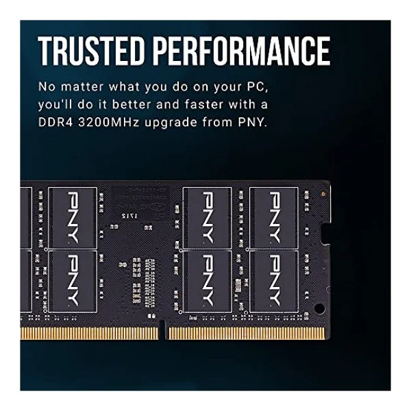 Pny 16 GB Performans DDR4 3200 MHz Cl22 1,2 V Dizüstü Bellek (Mn16gsd43200-TB) - Görsel 3