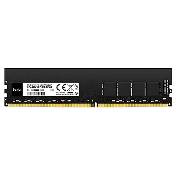 Lexar Udımm DDR4 RAM 16 GB, 3200 MHz RAM DDR4, 288 Pinli U-Dımm Masaüstü Belleği, Yüksek Performanslı Bilgisayar Belleği, PC RAM Modülü Yükseltmesi, Yüksek Performanslı Bellek, Cl22-22-22-52, 1,2v - Görsel 4