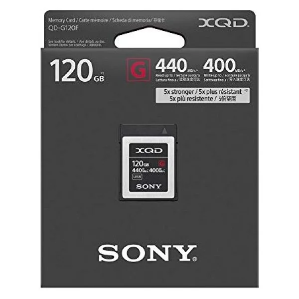 Sony XQD G Series QD-G120 120 GB Hafıza Kartı - Görsel 2