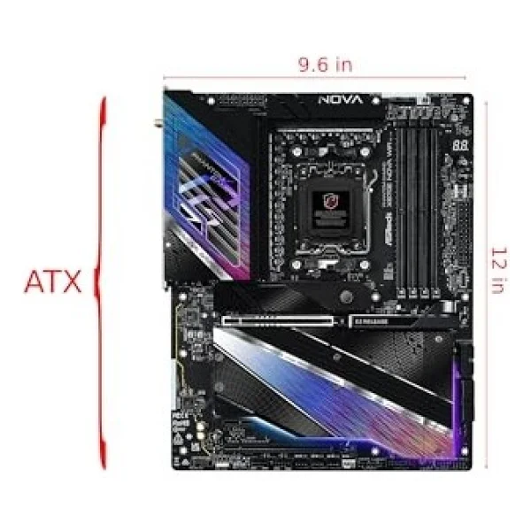Asrock X870E PG Nova Wi-Fi AMD AM5 DDR5 ATX Anakart - Görsel 2