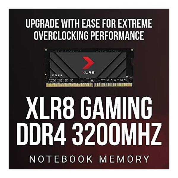 Pny 8 GB Xlr8 Oyun DDR4 3200 MHz Dizüstü Bilgisayar Belleği - (Mn8gsd43200x), Siyah - Görsel 2