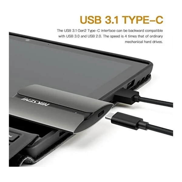 Hiksemi T300s USB 3.1 2 TB Taşınabilir SSD - Görsel 3