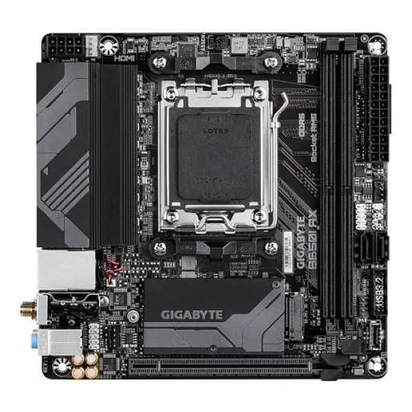 Gigabyte B650I AX Wi-Fi AMD AM5 DDR5 Mini ITX Anakart - Görsel 2