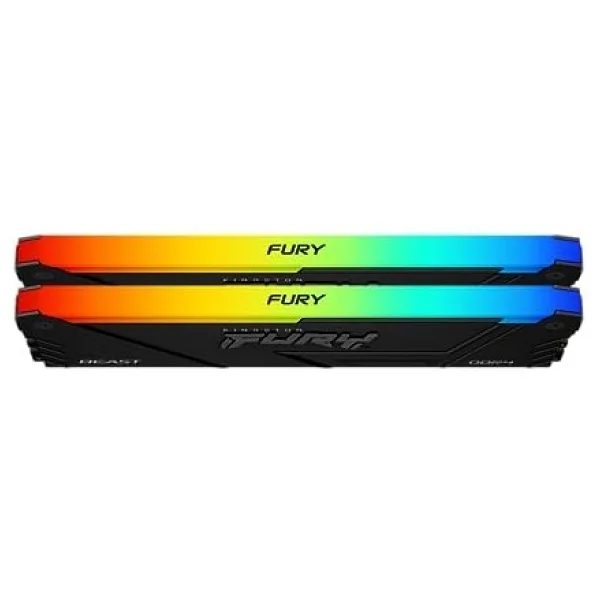 Kingston Fury Beast RGB 32 GB (2x16) 3600 MHz CL18 KF436C18BB2AK2/32 DDR4 Ram - Görsel 2