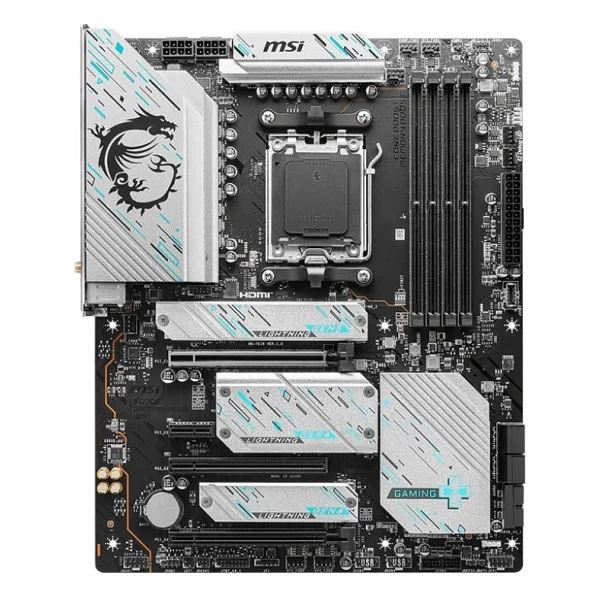 Msı X670e Gaming Plus Wi-Fi AMD Am5 DDR5 Atx Anakart - Görsel 3