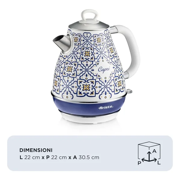 Ariete Capri 2869/0c 2000 W 1,7 Lt Kettle - Görsel 2