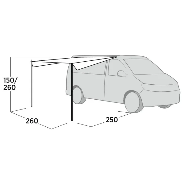Easy Camp Voss Canopy Araç Yan Tente - Görsel 3