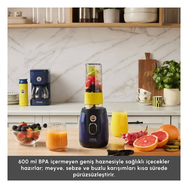 Karaca Blendfit Go Personal 550 W Lisanslı Fenerbahçe Smoothie Blender - Görsel 5
