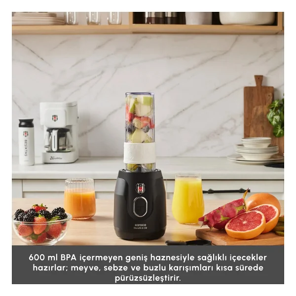 Karaca Blendfit Go Personal 550 W Lisanslı Beşiktaş Smoothie Blender - Görsel 8