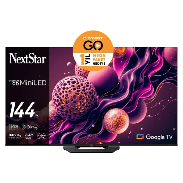 Nextstar Ye-65ıdwp14 4K Ultra HD 65" 165 Ekran Uydu Alıcılı Google Smart Mini LED TV - Görsel 2