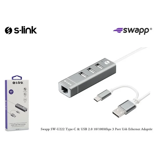 S-Link Sw-U222 USB 2.0 Dönüştürücü - Görsel 2