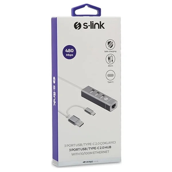S-Link Sw-U222 USB 2.0 Dönüştürücü - Görsel 3
