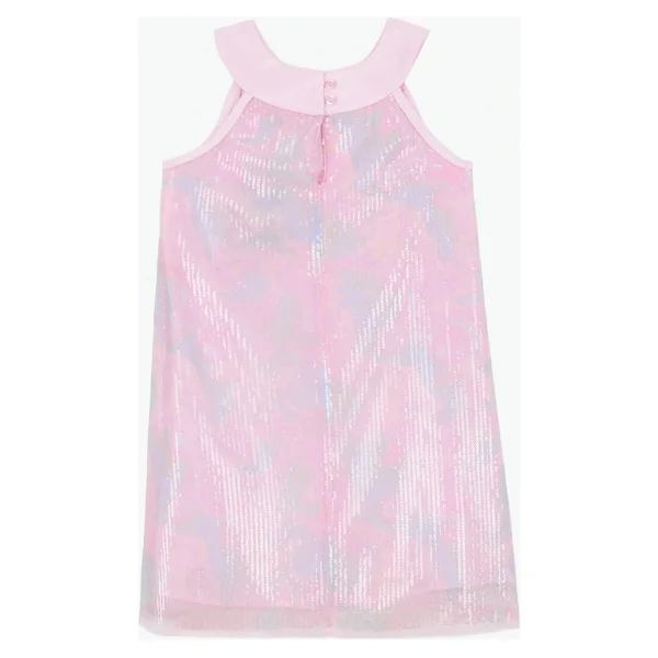Barbie Desenli Pembe Kız Çocuk Abiye Elbise Brb6sg-Elb6519 - Görsel 2