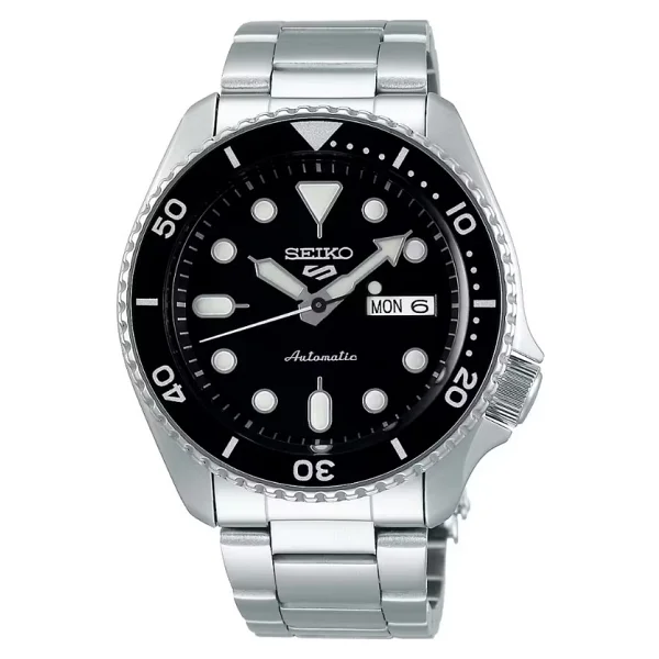 Seiko 5 Sports Skx Srpd55k Çelik Kordon Siyah Erkek Kol Saati - Görsel 6