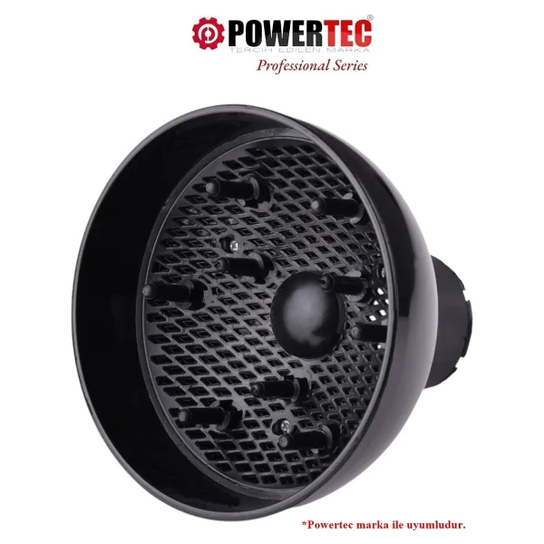 Powertec Tr-601/Tr-701/Tr-801/Tr-901 Uyumlu Başlık Difüzör Saç Şekillendirici & Dalgalandırıcı - Görsel 3
