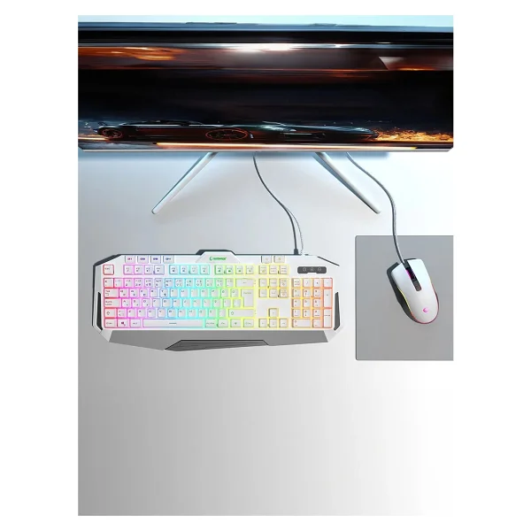 Rampage Km-34 Glare RGB Klavye Mouse Seti - Görsel 7