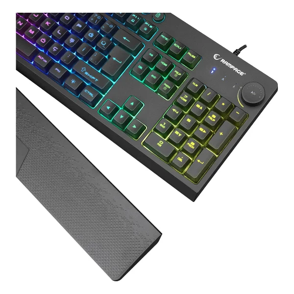 Rampage Simula Kb-Gx65 RGB Kablolu Oyuncu Klavyesi - Görsel 2
