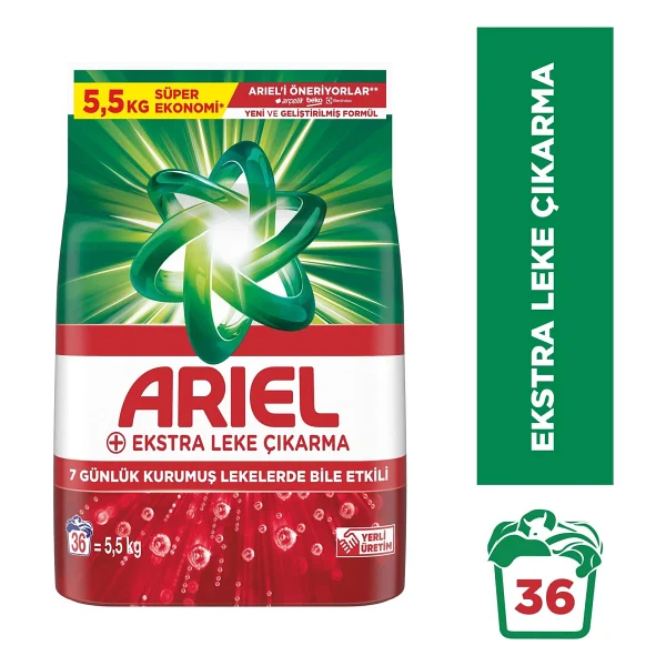 Ariel Oxi Ekstra Hijyen 5.5 Kg Toz Deterjan - Görsel 5