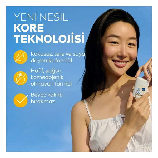 Nivea Sun 15 Gr 50 Faktör Stick Yüz Güneş Kremi - Görsel 4