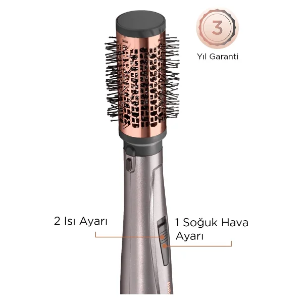 Babyliss As136e Air Styler 1000 Hava Üflemeli Saç Şekillendirme Seti - Görsel 3