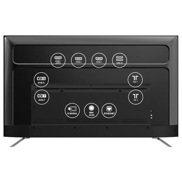 Nextstar Ye-55ıdg11 4K Ultra HD 55" 140 Ekran Uydu Alıcılı Google Smart Mini LED TV - Görsel 9