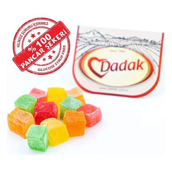 Dadak Meyve Aromalı Kuş Lokum 5 Kg - Görsel 3