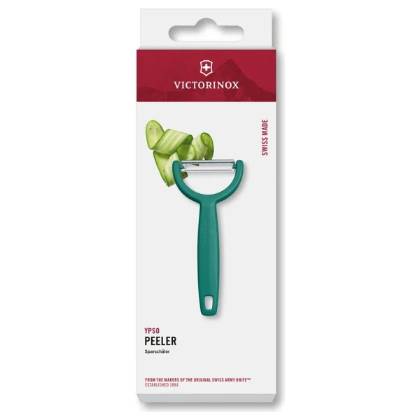 Victorinox 6.0963.4 Ypso Yeşil Tırtıklı Çift Taraflı Soyacak - Görsel 8