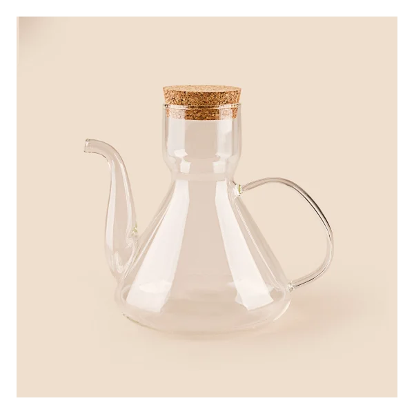 Arow Liya Borosilikat Cam Yağlık - Şeffaf - 500 Ml - Görsel 5