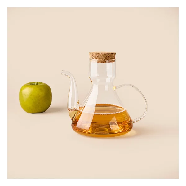 Arow Liya Borosilikat Cam Yağlık - Şeffaf - 500 Ml - Görsel 3