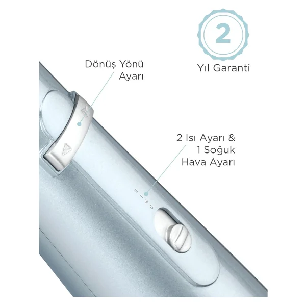 Babyliss As773e Hydro-Fusion Döner Başlıklı Saç Şekillendirici Fırça - Görsel 7