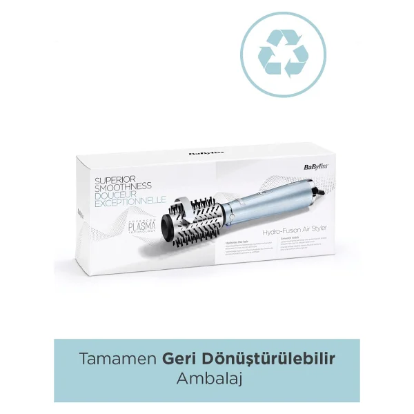Babyliss As773e Hydro-Fusion Döner Başlıklı Saç Şekillendirici Fırça - Görsel 8