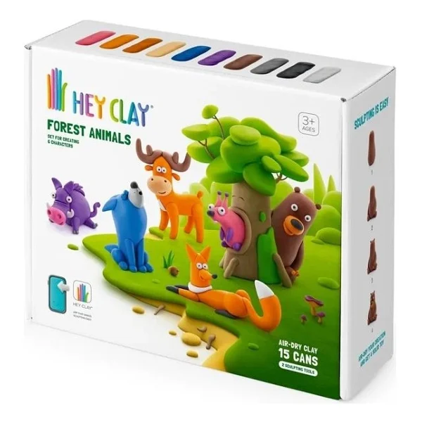 Hey Clay Orman Hayvanları 15'li Kutu Hava İle Kuruyan Kil - Görsel 5