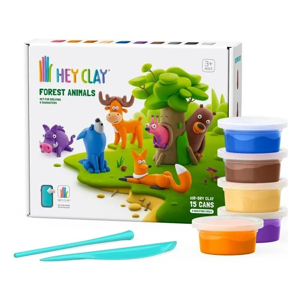 Hey Clay Orman Hayvanları 15'li Kutu Hava İle Kuruyan Kil - Görsel 6
