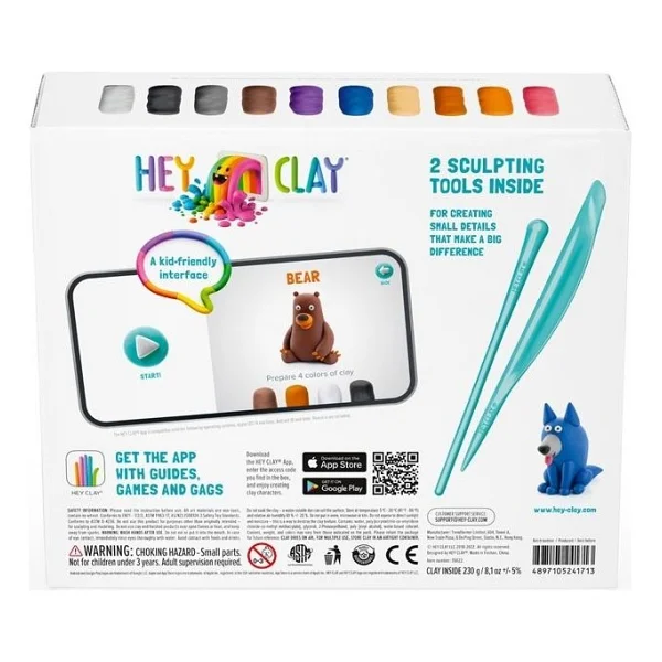 Hey Clay Orman Hayvanları 15'li Kutu Hava İle Kuruyan Kil - Görsel 7