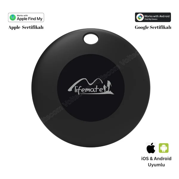 Lifemate Lifetag - Apple & Android Uyumlu - Akıllı Takip Cihazı - Smart Tag - Beyaz - Görsel 6