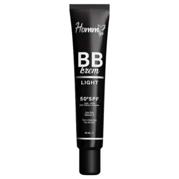 Homm Life Bb Krem Light 50+ Spf 40 Ml Canlandırıcı Etki İle Karma Ciltler İçin E Vitamini İçerir - Görsel 7