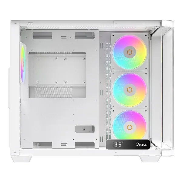 Ocypus Iota C70 Curve Argb Fanlı Beyaz Atx Oyuncu Kasası - Görsel 4