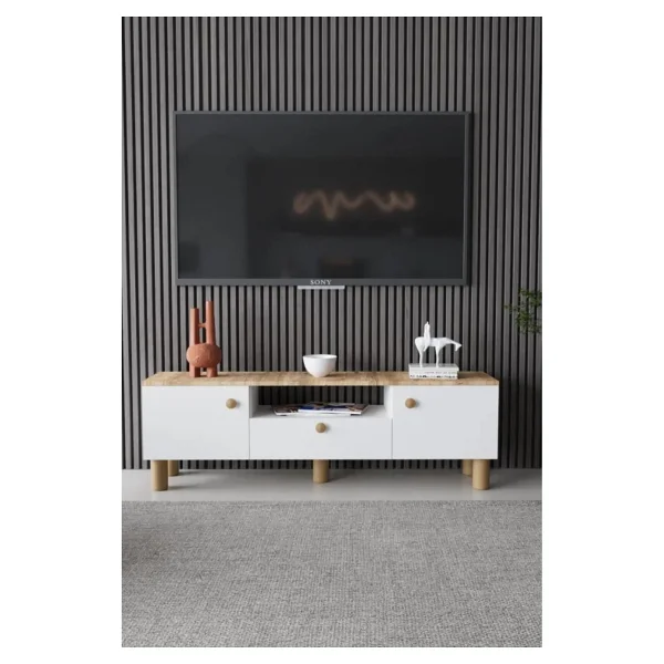 Kzy Mobilya Bohem TV Ünitesi 150 X 50 Cm Modern Tasarım İle Minimalist Estetik Sunuyor - Görsel 6