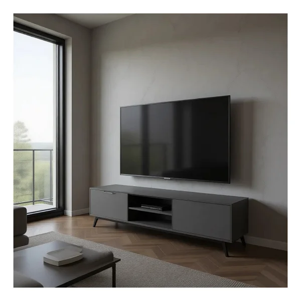Kzy Mobilya Bohem TV Ünitesi 150 X 50 Cm Modern Tasarım İle Minimalist Estetik Sunuyor - Görsel 9