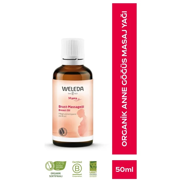 Weleda Organik Göğüs Masaj Yağı 50ml - Görsel 2