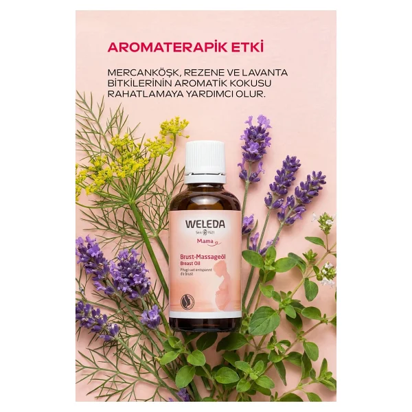 Weleda Organik Göğüs Masaj Yağı 50ml - Görsel 4