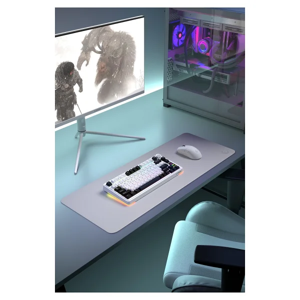 Rampage Pulsar XL 800x300x3mm Kumaş Gri Soft Gaming Mouse Pad - Görsel 4