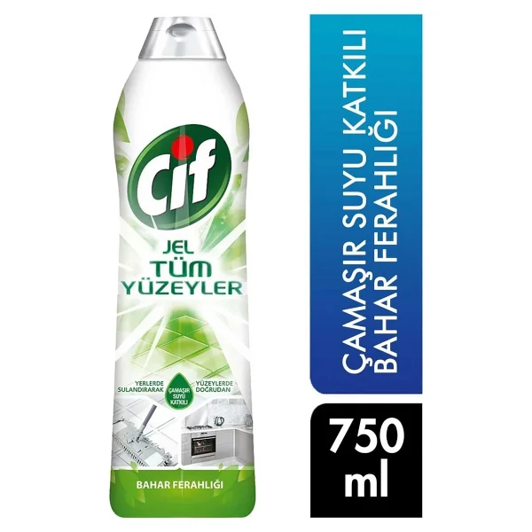 Cif Cleanboost Jel Tüm Yüzeyler Bahar Ferahlığı 750 Ml - Görsel 8