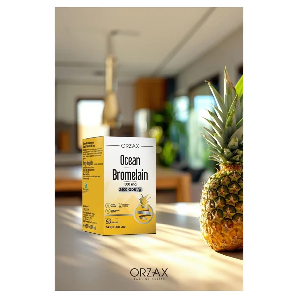 Ocean Bromelain 500 mg 60 Kapsül - Görsel 8